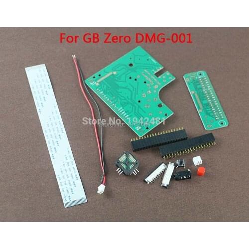 1set 2sets 10sets For Game Boy Zero DMG-001 6 Buttons PCB Board & Switch & Connector Kit For Raspberry Pi GBZ