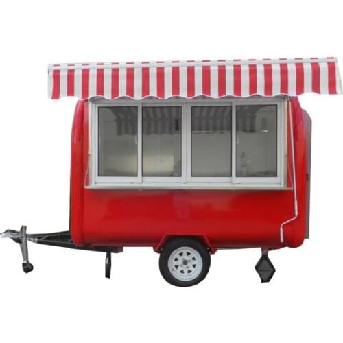 220HW mobile food carts/trailer/ ice cream truck/snack food carts customized for sale