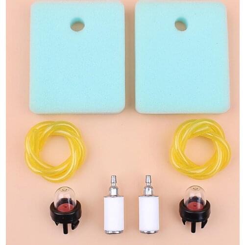 Air Fuel Filter Line Primer Bulb Kit For Poulan PP338PT PP335 PP133 PP333 PP330 PPB330 PPB335 PP335 Gas Trimmer