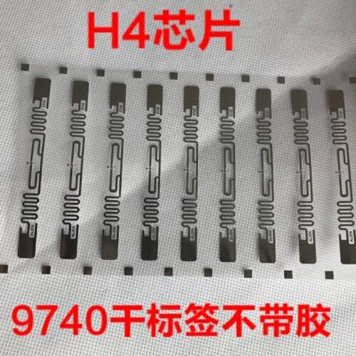 Alien 9740 dry inlay RFID UHF tags RF passive long range tag 100pcs/Lot