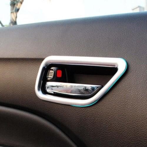 Car ABS CHROME Inner Interior Door Handle Bowl Cover Trim for LHD Suzuk1i Vitara Escudo 2015 2016