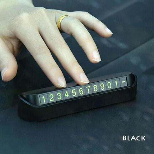 Car Temporary Parking Card Phone Number Card Telephone Magnet Car Flip Numbers Auto Accessorie Parking Car Accessories Interior