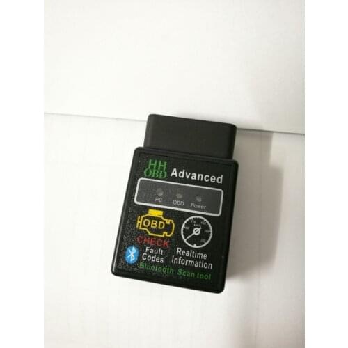 100pcs Mini ELM327 V2.1 Bluetooth HH OBD Advanced OBDII OBD2 ELM 327 Auto Car Car tool CAN Wireless Adapter Scanner