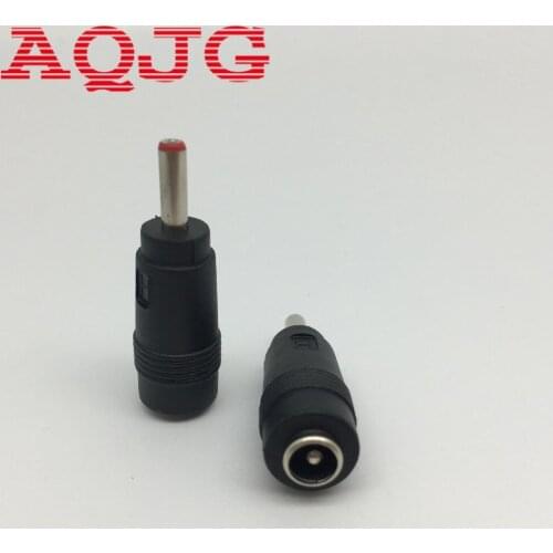 10pcs/lot DC connector 5.5*2.1 Female to 3.5*1.35mm Male DC Power Adapter Plug Cable Connector for Cabinet led light