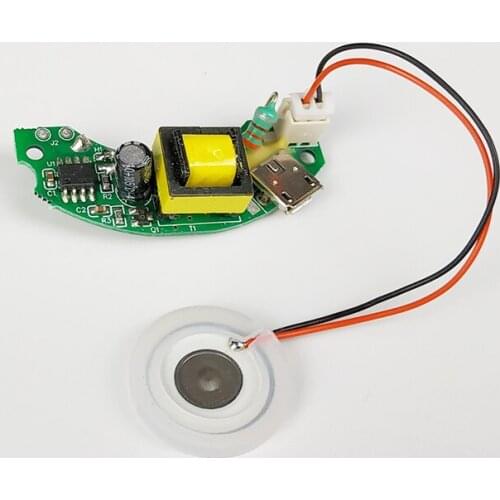 USB Mini Air Humidifier Mist Maker + Driver Circuit Board Fogger Atomization Film Atomizer Sheet Mini Oscillating Plate
