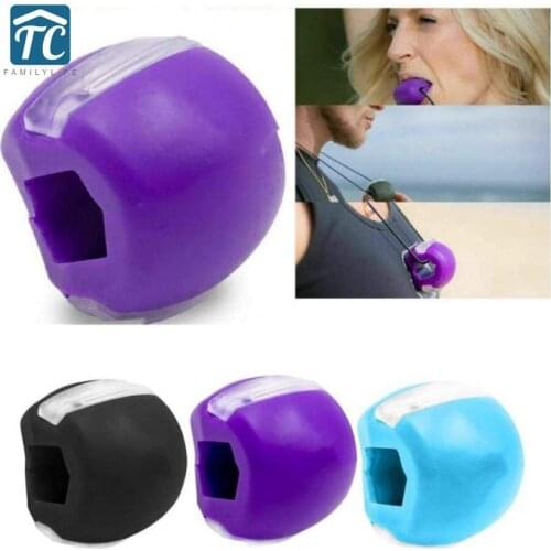 Food-grade Silica Gel JawLine Exercise Ball Muscle Trainin Fitness Ball Neck Face Toning Jawrsize Jaw Muscle Training Anti-aging