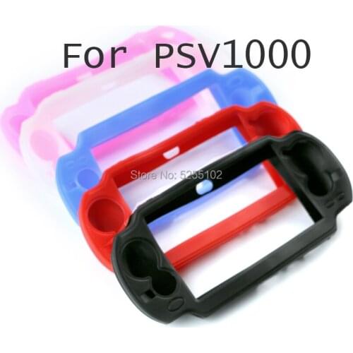 2pcs 5 colors Soft Silicone Skin Protector Guard Cover Protective Case Protect Shell For PSV 1000 PSVita PSV1000 Console