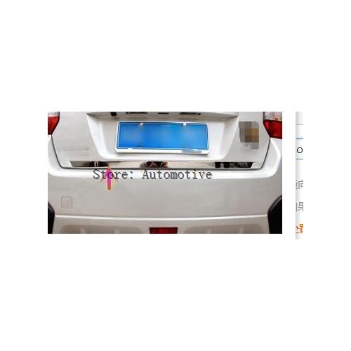 For Subaru XV Hatchback 2015 2014 2013 2012 steel rear door lower sill Cover Trim 1pcs glossy