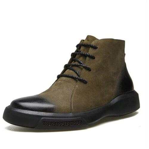 New mens boots fashion suede single cotton with the same paragraph light and comfortable non-slip wear-resistant casual shoes