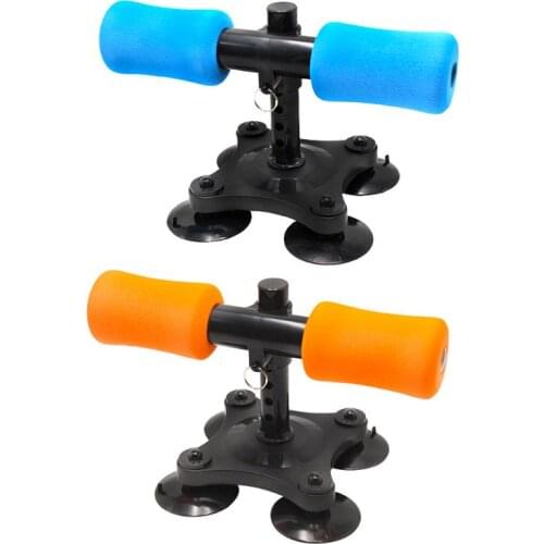 Sit Up Equipment, Sit-Ups Exercise Bar Machine for Floor with 4 Adjustable Posit N58B