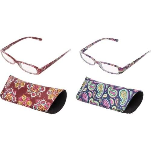 Vintage Women Unisex Reading Glasses Eyeglasses Presbyopia Readers Rectangular Frame Clear Lens +1.0 To +4.0