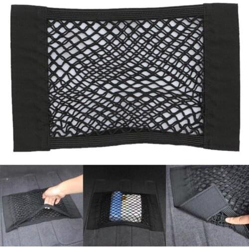 Car Trunk Organizer Box Large Capacity Auto Multiuse Tools Storage Bag Stowing Tidying 40*25cm Auto Organizer Seat Back Bag Net