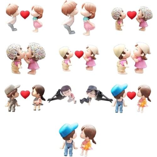 Lovely Girl Boy Car Air Vent Freshener Perfume Clip Aromatic Diffuser Couple Air Outlet Decoration Aromatherapy Clip