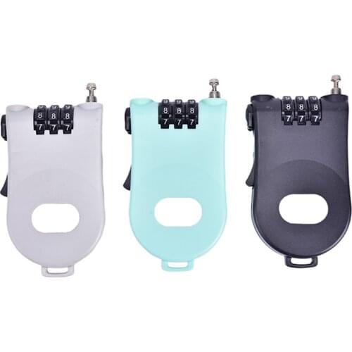 Anti Theft Security Code Password Long Roller Pram 3 Digit Bicycle Parts Bike Mini Cable Lock Padlock Rope Ski Extendable Wire