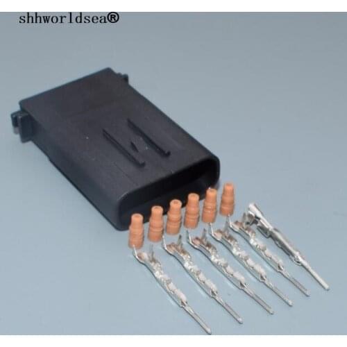 Shhworldsea 6 pin 0.6mm car Waterproof 025 Series Accelerator Pedal Auto Connector 6189-7100 6189-1083 For Toyota Subaru