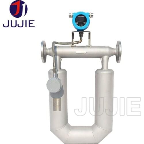 DN40/50/65 High Accuracy Coriolis Mass Flow Meter Fuel Oil Diesel Gasoline Styrene Benzene Chemical Drug Organic Solvent 2