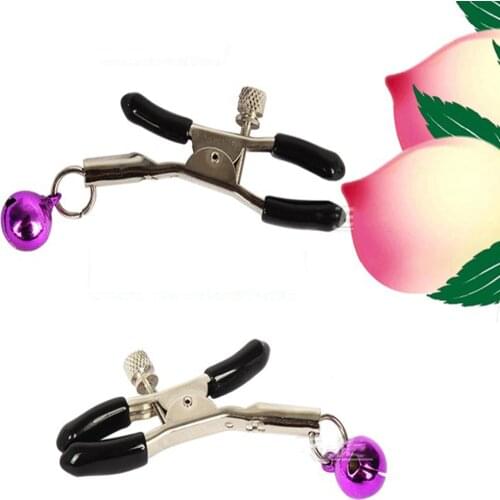 Metal Nipple Clamps Bdsm for Women Nipple Stimulator Milk Clip Female Breast Clitoris Clip Massage Flirting Sex Toys for Couples