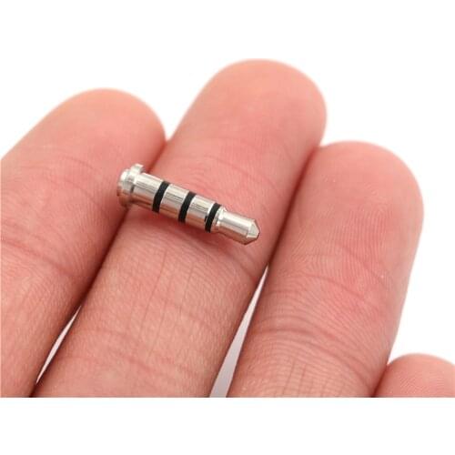 1PC 3.5mm Dustproof Plug Earphone Jack Smart Mikey Quick Click Button Smart Key