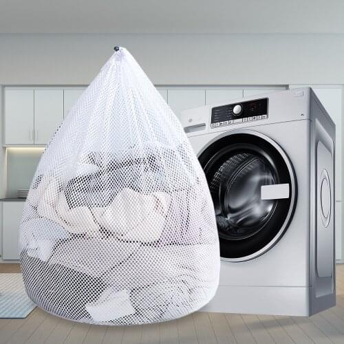 1PC 4 Sizes Mesh Laundry Wash Bags Portable Lingerie Bra Socks Underwear Foldable Washing Machine Clothes Protection Net Basket