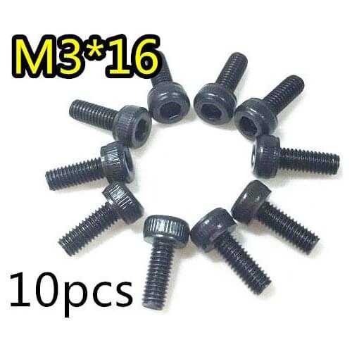 10pcs/set Universal HSP 85819 M3 Column Socket Head Cap Screws M3x16 Fit 1:8 1/5 RC Parts 50094 Replacement Parts