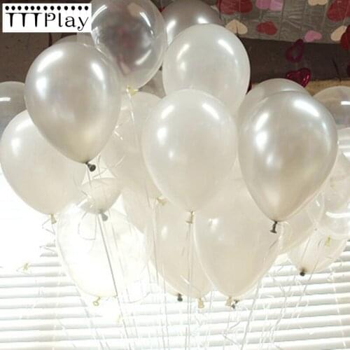 10pcs/lot 10inches Pink Milk White Latex Balloons Inflatable Wedding Decoration Air Balls Happy Birthday Party Balloons Supplies