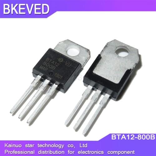 10pcs BTA12-800B TO-220 BTA12-800 TO220 BTA12 12-800B new original ic