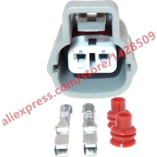 5 Sets 2 Pin 6189-0100 Car Plastic Housing Socket Electrical Wiring Cable Harness Waterproof Connector Auto Parts
