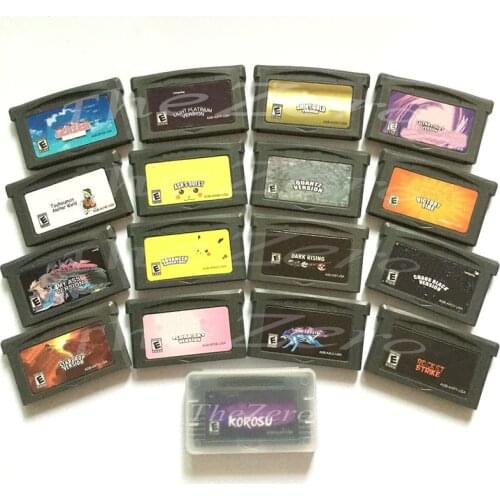 AshGray Glazed Light Platinum ShinyGold Korosu Po Series for 32 Bit Handheld Player Video Game Cartridge Console Card