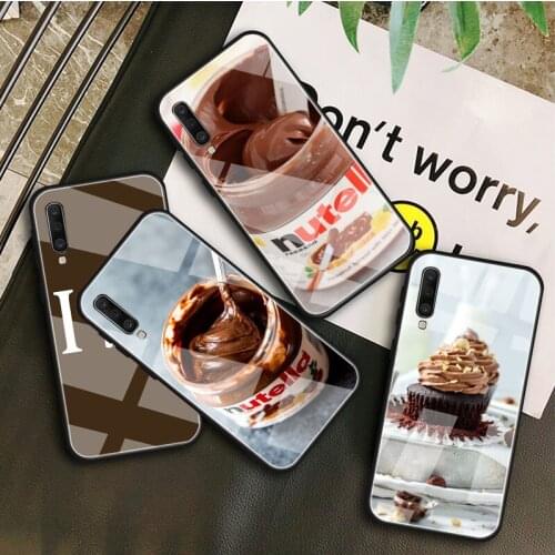 Dessert Nutella Tempered Glass Case For Samsung Galaxy A 10S 10E 20S 20E 30S 40 50S 60 70 80 90 6 7 8 Shell