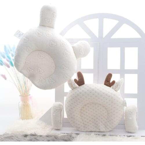 Baby Nursinge Mulsion Pillow Infant Newborn Sleep Support Concave Baby Pillow Printed Shaping Cushion Prevent Flat Head