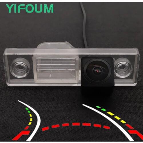 AHD Fisheye 12LED Dynamic Trajectory Car Rear View Camera For Chevrolet Aveo Lacetti Captiva Orlando Epica Cruze Takuma Lova HHR