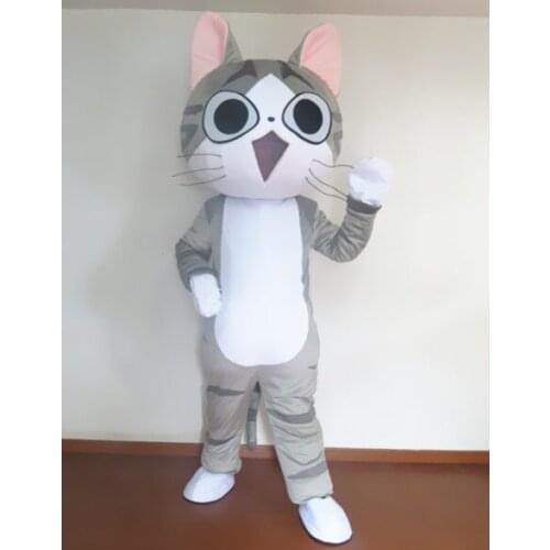 Cat Mascot Costumes Adult Size Cartoon Apparel Fancy Carnival Halloween Party Advertising Birthday Party Costume