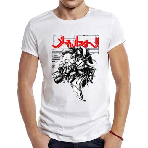 2021 Mens New Fashion Girl Gas Mask Design Short Sleeve T-Shirt Cool Printed Tops Hipster Tee Shirts