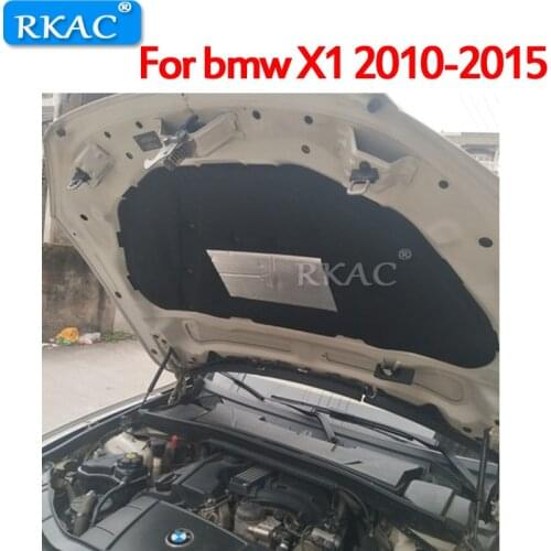 RKAC 1 PCS Car Hood Engine Sound Insulation Pad Cover thermal Heat Insulation Pad Mat For BMW X1 2010-2015 car accessories