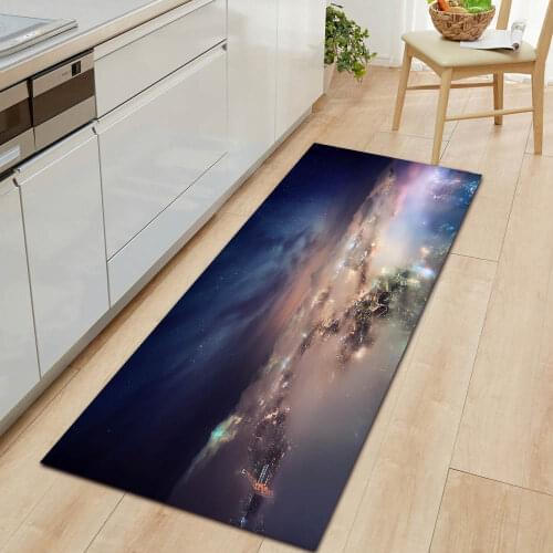 Galaxy Series Home Essentials Kitchen Mat Entrance Doormat Bedroom Floor Decoration Living Room Carpet Rectangular Hallway Rug