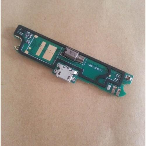 For Lenovo A830 Micro USB Charger Port Charging Plug Dock Connector Flex Cable with Microphone Vibrator Spare Parts