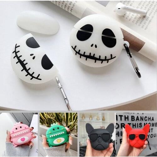 For huawei Freebuds 3 funny cartoon Luminous Earphone Cover Headphone case for huawei Freebuds3 Case Silicone Protect Case coque