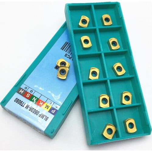 Lathe tool BLMP 0603R M TT9080 carbide insert milling cutter BLMP0603R milling machine turning carbide CNC tool