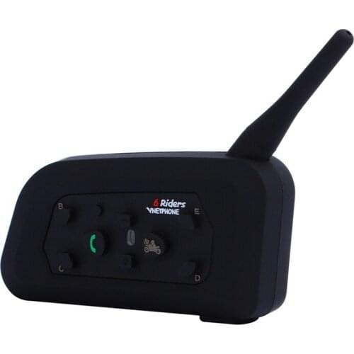 V6C 1200M Hand Full-duplex Bluetooth Walkie-talkie Bluetooth-compatible Mono Referee Walkie-talkie Walkie-talkie Sports Headset