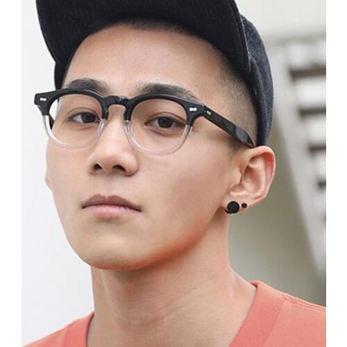 Rivet Square Frame Women Men Eyeglasses Anti-Blue Radiation Lens UV400 Eye Protection Girl Sexy Ladies Fashion Eyewear