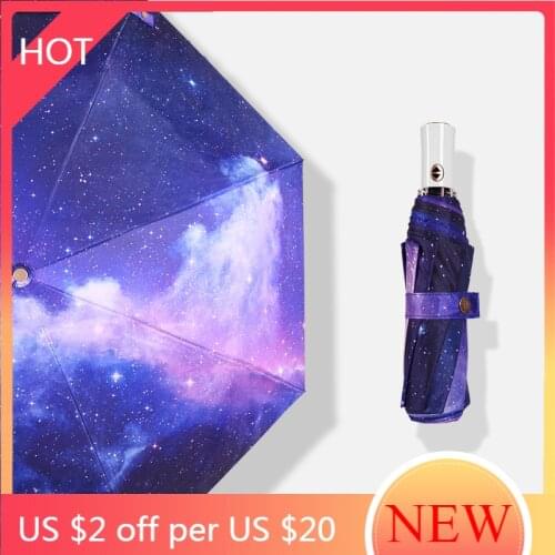 Decoration Umbrella Female UV Protection Fully Automatic Shrink Pretty Umbrella Folding Simple Sombrilla Home Garden AG50ZS