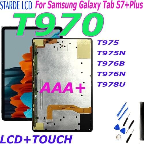 12.4 For Samsung Galaxy Tab S7 Plus S7+ T970 T975 T975N T976B T976N T978U LCD Display Touch Screen Digitizer Assembly T976 T978