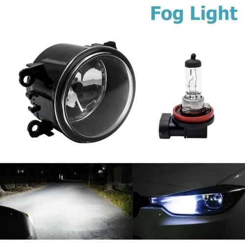 1Pcs Car White Fog Light H11 LED Headlight Bulb Driving Lamp Waterproof Work Light New For Peugeot 107 207 307 407 607