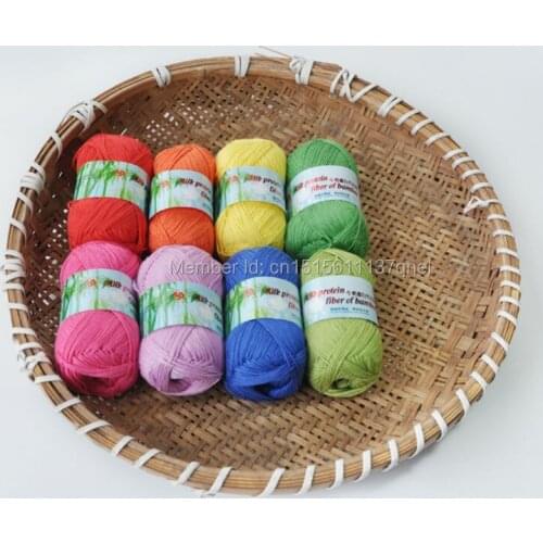 50g/Ball Bamboo Milk Silk Modal Thin Yarn For Hand Knitting And Crochet Knitted By 2.5mm Needles
