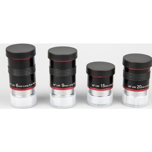 6MM / 9MM / 15MM / 20MM Professional Astronomical Telescope Eyepiece Lens 1.25inch Wide Angle Eyepiece Lens