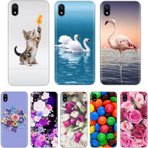 For Redmi 7A Case Cover Soft Silicone Phone Case For Xiaomi Redmi7A 7 A Cartoon Painted TPU Back Case for Xiaomi Redmi 7A Fundas