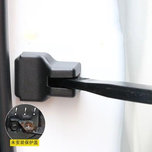 For Mazda CX4 CX-5 Atenza Axela Car Door Lock buckle Limiter Stop Protection Cover Waterproof Exterior Accessories