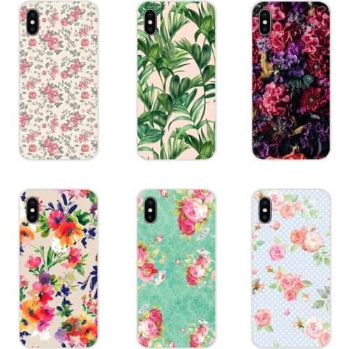 For Xiaomi Mi4 Mi5 Mi5S Mi6 Mi A1 A2 5X 6X 8 9 Lite SE Pro Mi Max Mix 2 3 2S Silicone Phone Skin Case Vintage Floral Spring rose