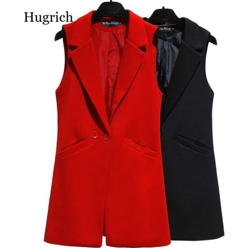 Женские удлиненные жилеты Hugrich China At AliExpress