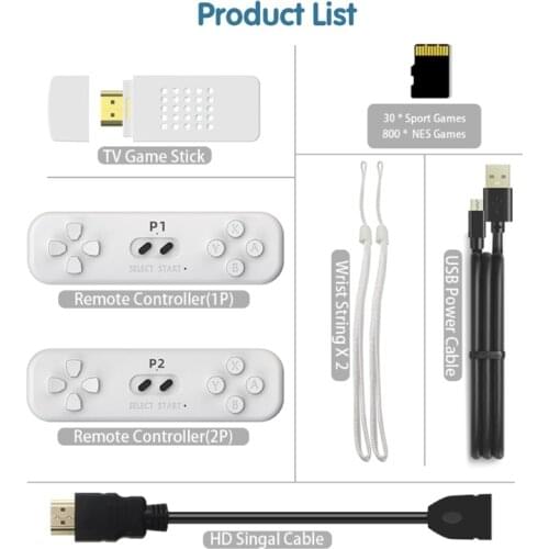 4K Video Game Console Built-in 830 Classic Games, Mini Retro Console Wireless Controller HDMI-Compatible for Family TVs